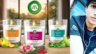 Airwick Apple Orchard & Ceylon Cinnamon Fragrance Candle with Essential Oil || Ashish Kumar 🔥🔥🔥