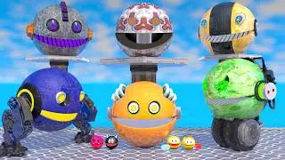 Pacman & the Amazing Robot Team &ndash; Time Sticker & Shape Shifter Tile