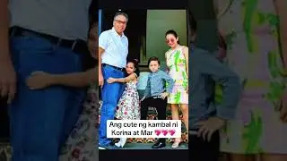 ANG CUTE NG KAMBAL NI KORINA AT MAR 💖 #korinasanchez #viral
