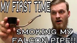 My Very First Time Smoking A Falcon Pipe!!!