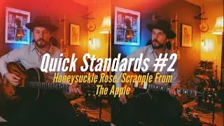 Honeysuckle Rose/Scrapple From The Apple - Fats Waller/Charlie Parker jazz guitar medley