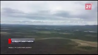 Пожар несколько дней бушевавший на территории Ковдорского лесничества ликвидирован