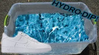 HYDRO Dipping AIR Force 1's  -2
