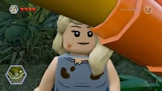 LEGO Jurassic World Jurassic Park Hub Free Play Guide #4 - East Dock Route & Carnivore Territory