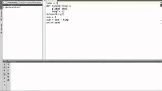 The global Keyword in Python