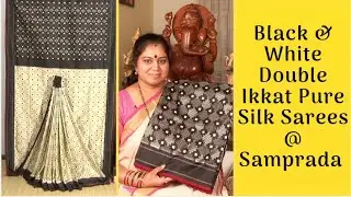 Latest Double Ikkat Pattu Sareees with Price | Ikkat Sari Collection 2019| Samprada @91330 73720