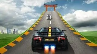 Car racing game play video games#stunts #longdriver #treadingvideo #stunts #rampcargame #