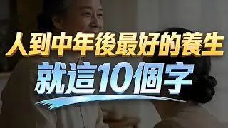 人到中年後，這10個字，藏著人生最樸素的養生智慧！#中老年生活 #中老年養生 #健康生活