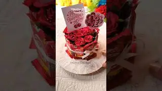 DIY Valentine Chocolate Hamper |Chocolate Gift Ideas for Valentine&rsquo;s Day #shorts #giftidea #hype