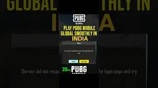 How to Play PUBG Mobile Global in India at 20ms | Smooth Gameplay Fix 2025 #gaming #pubg #pubgmobile