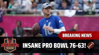 2025 NFL Pro Bowl: NFC Dominates AFC in Record-Breaking Showdown! 🔥🏈 । USA TODAY NEWS