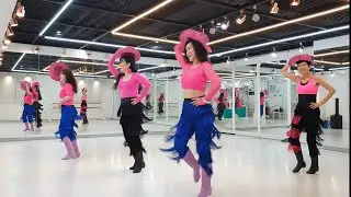 Neon Blue(Improver) teach line dance| 네온 블루| 라인댄스| 사단법인 위더스 코리아