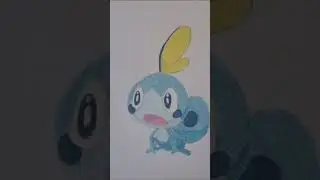 Sobble with colored pencils! #pokemon #pokemonart #art #pencil #coloring