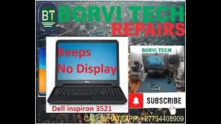 Dell inspiron 3521 LA-9104P 1 beep with black screen/no display solved