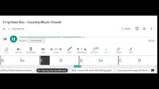 I Cry Over You - Play Along video