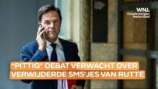 Mark Rutte op het matje in Kamer om verwijderde sms'jes: 'Het zal een pittig debat worden'