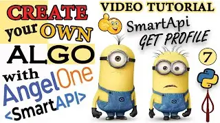 How to fetch profile data of AngelOne Demat account via SmartApi | Create your own algo for free |