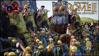 A Bloody Battle Between STRONG Factions!! 2v2-Total War Rome 2