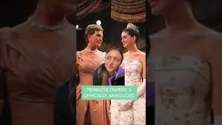 princess diaries 3 officially announced by Disney today #shorts