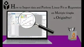 Importing data and performing linear fit/regression on multiple graphs in Origin