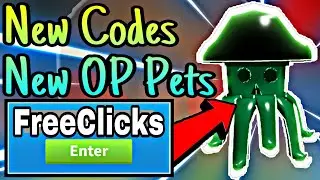 [💀PIRATE] Clicking Champions NEW SECRET PET! NEW TWITTER CODES! HATCHED LEGENDARY! 🔴ROBLOX🔴