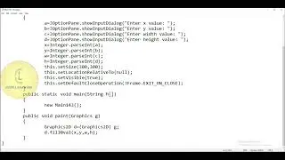 Java | Graphics2D 'fillOval  - user input' | CodeLearning