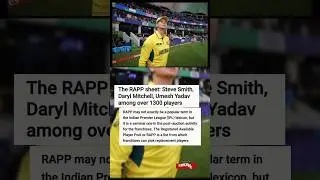 IPL RAPP List Shock! Steve Smith से लेकर Umesh Yadav तक Unsold 😲🏏#IPL2025 #RAPPList #SteveSmith #IPL