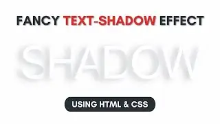 Simple Fancy Text-Shadow Effect Using HTML & CSS