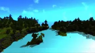 Procedural voxel terrain and plantlife generation