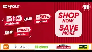 11.11 Mega Sale on Savyour! Unbelievable Discounts & Cashback Offers!