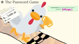 [WR] The Password Game Speedrun 0:24 (Pre-Typed, Spreadsheet)