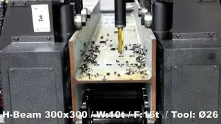 CNC Beam Drilling Machine newRun10S | Heavy Duty Steel Structure Drilling | Kotecsystem