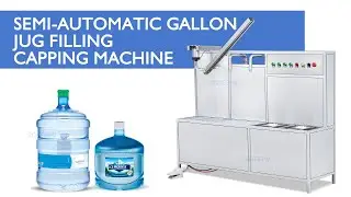 How to Use ZS-AFC100S Semi-Automatic 5 Gallon Water Jug Filling & Capping Machine