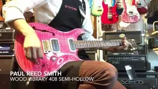 Paul Reed Smith Wood Library 2015 408 Semi-Hollow 10-Top 【石橋楽器新宿店】