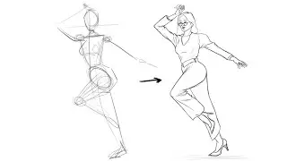 Dynamic Figure Drawing | Speed Paint Practice