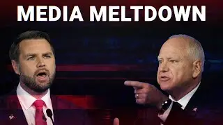 MSNBC, CNN in meltdown after being forced to admit Walz lost the debate