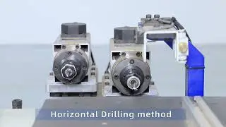 CNC double spindle side drilling machine