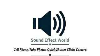 Cell Phone, Take Photos, Quick Shutter Clicks Camera (Sound Effects)