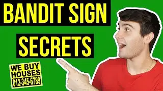 How to Use Bandit Signs for Wholesaling Real Estate (Step by Step)