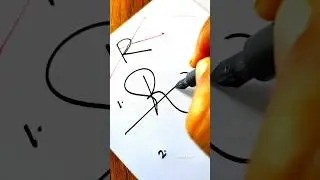 How to sign the letter R?