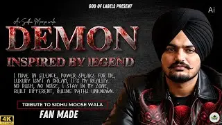 DEMON : Sidhu Moose Wala New Song 2025 New Release Punjabi Songs 2025 Latest this week New Sidhu Ai