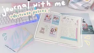 kpop journal + decorate polaroids with me!