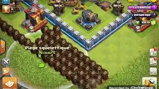 Clash paradise 1600 barbar VS UN VILLAGE