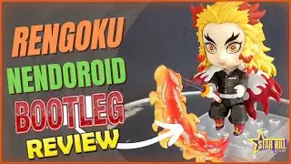 Nendoroid Kyojuro Rengoku bootleg ,replica , pirata (Demon Slayer: Kimetsu no Yaiba) pt-brasil