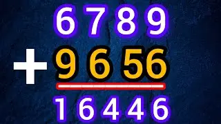learn easy 3 digit  and 4 digit addition in mathematics.