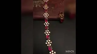 silver Ruby necklace for order  9700320069 #bangalorejewellery #jewellerydesign We do customisation