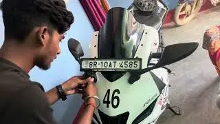 Indicator  mirrors install on R15v4 || look at me my bike 🏍️