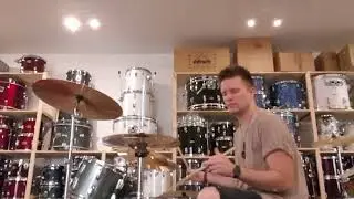 Drum jam in Orkestergraven by Steffen Brix (June 2018)