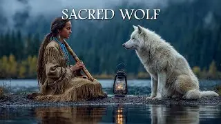 Sacred Wolf 🐺 Native American Flute Music for Healing | Deep Meditation & Stress Relief