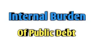 Internal Burden Of Public Debt SYBCOM|  4th sem